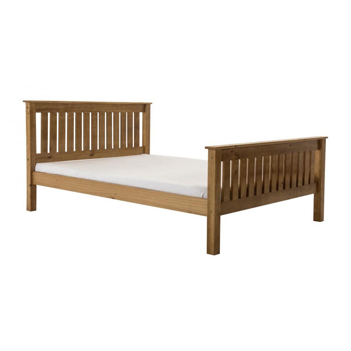 Manila High Foot End Wooden Bed
